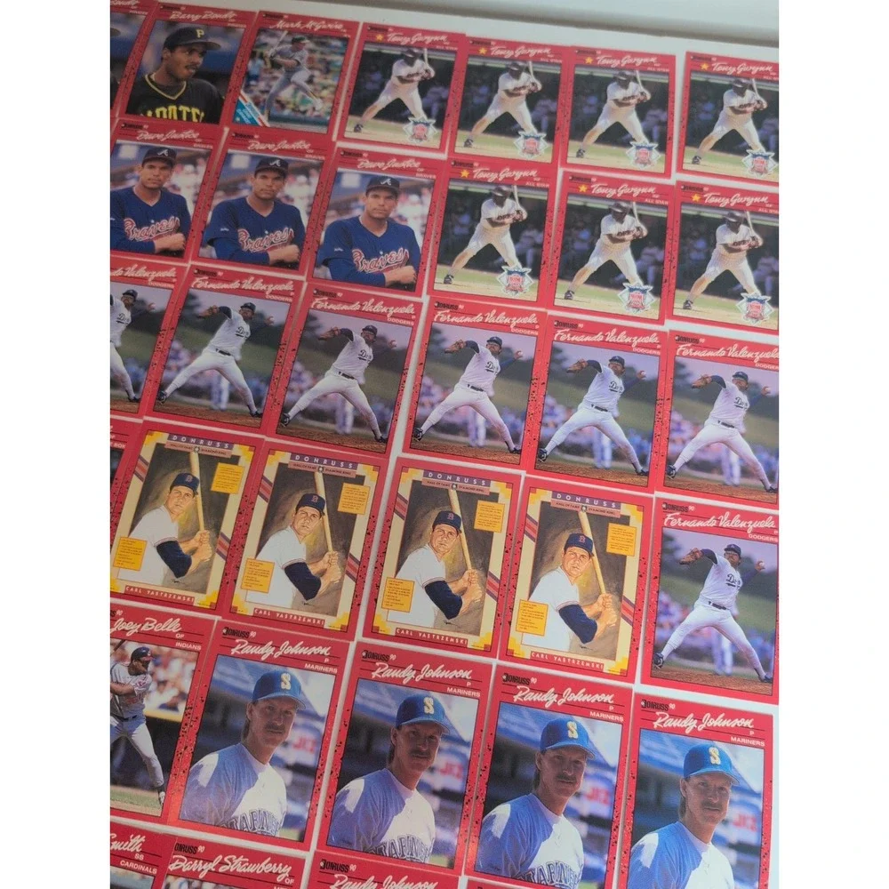 Mixed Lot Of 136 Gradable 1990 Donruss Baseball Cards Barry Bonds Roger Clemens